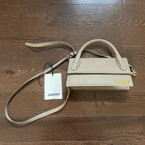 Jacquemus Le Chiquito Long - Tan Suede